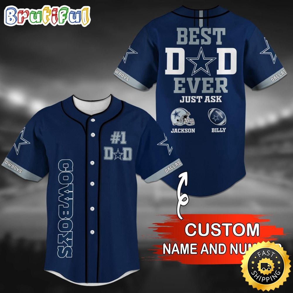 Personalized NLF Dallas Cowboys Baseball Jersey Iconic Baseball Wear