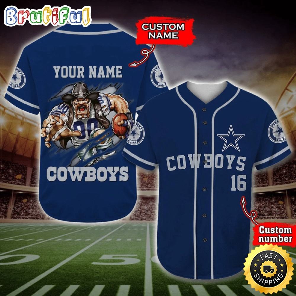 Personalized NLF Dallas Cowboys Baseball Jersey Timeless Sportswear