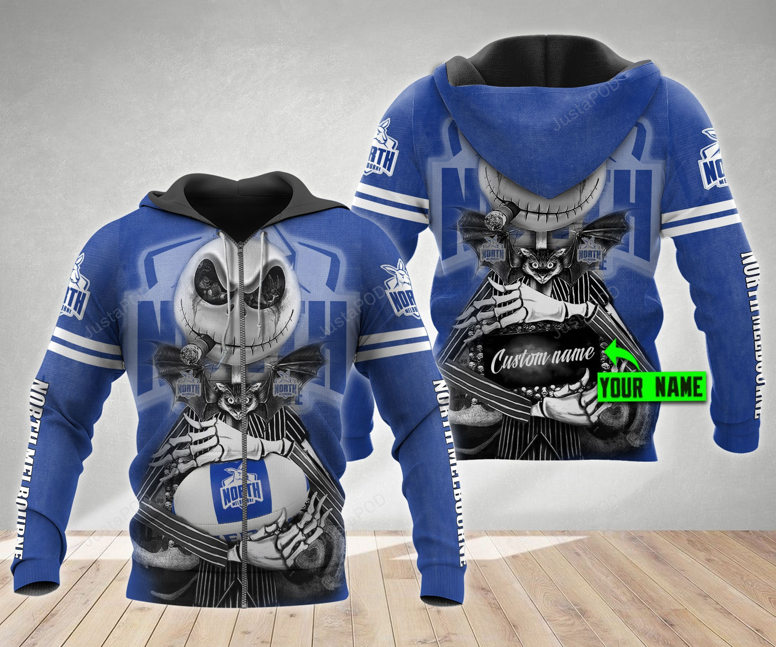 Personalized North Melbourne Football Club 3D All Over Print Hoodie, Zip Hoodie