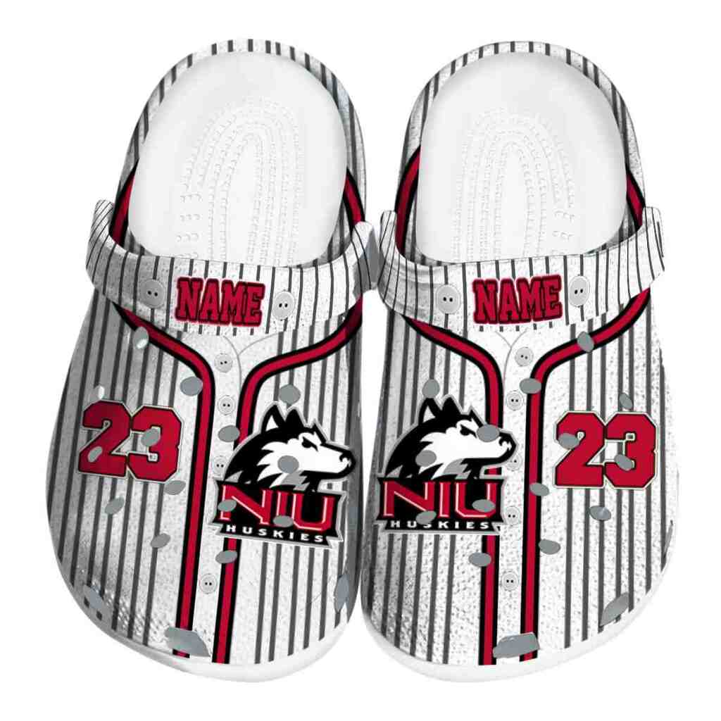 Personalized Northern Illinois Huskies Pinstripe Pattern ClogTVC1801711