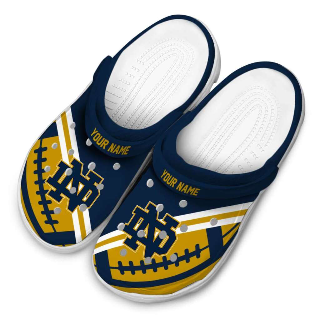 Personalized Notre Dame Fighting Irish Football Motif ClogTVC1801172 - Image 4