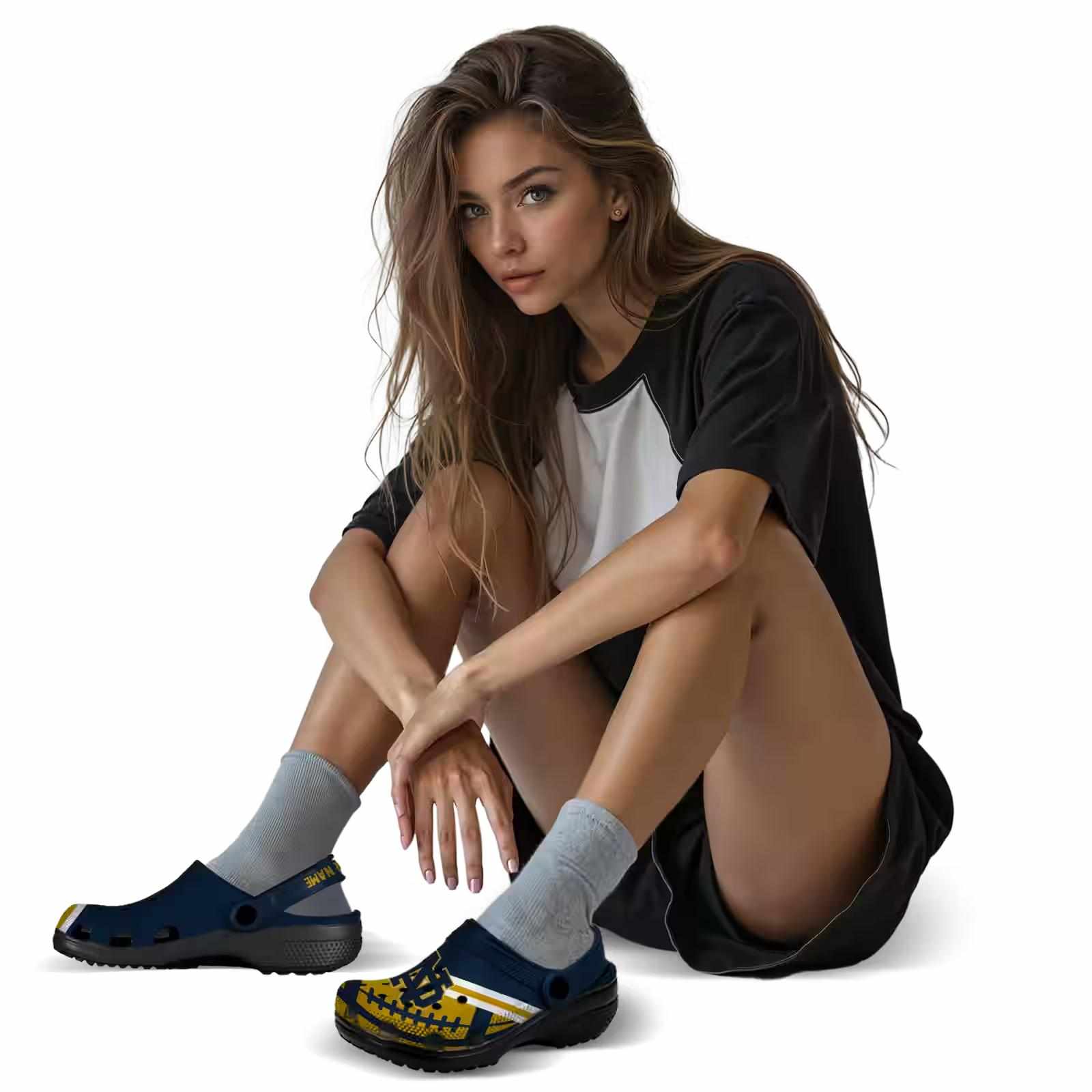 Personalized Notre Dame Fighting Irish Football Motif ClogTVC1801172 - Image 6