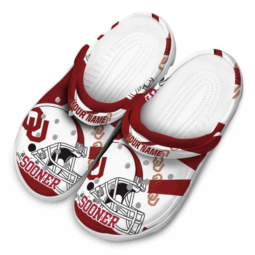 Personalized Oklahoma Sooners Football Helmet ClogTVC180144 - Image 4