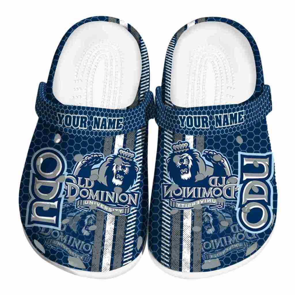Personalized Old Dominion Monarchs Contrasting Stripes ClogTVC1801730