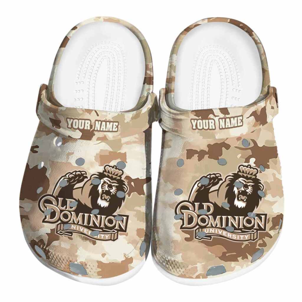 Personalized Old Dominion Monarchs Desert Camo ClogTVC1801706