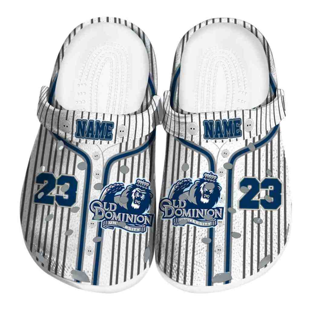 Personalized Old Dominion Monarchs Pinstripe Pattern ClogTVC1801716