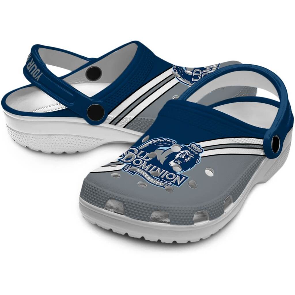 Personalized Old Dominion Monarchs Striped Accents ClogTVC1801835 - Image 3