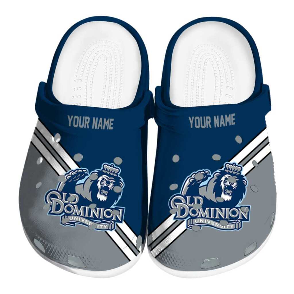 Personalized Old Dominion Monarchs Striped Accents ClogTVC1801835