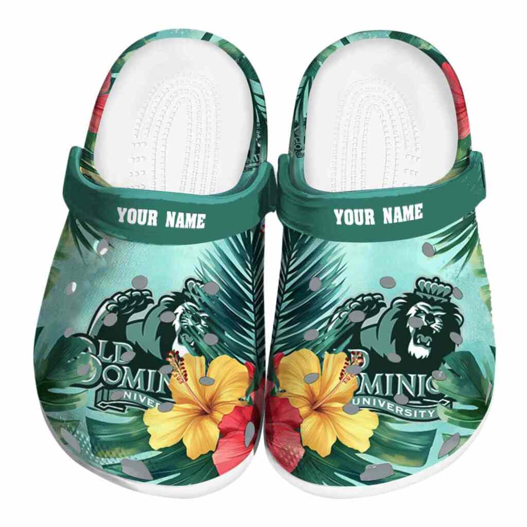 Personalized Old Dominion Monarchs Tropical Vibes ClogTVC1801768