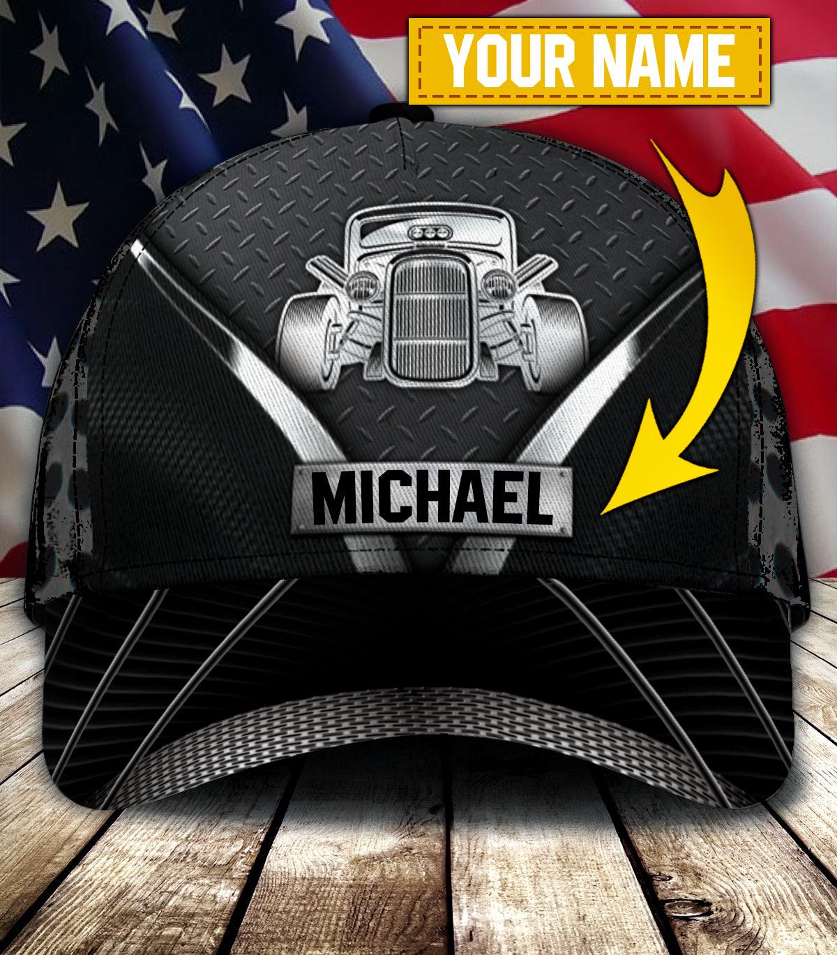 Personalized Oldcar Classic Cap Trucker Hats Custom Hats Gifts For Men & Women