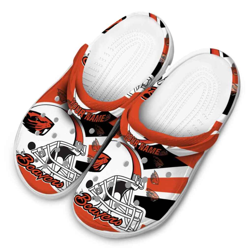 Personalized Oregon State Beavers Football Helmet ClogTVC1801792 - Image 4