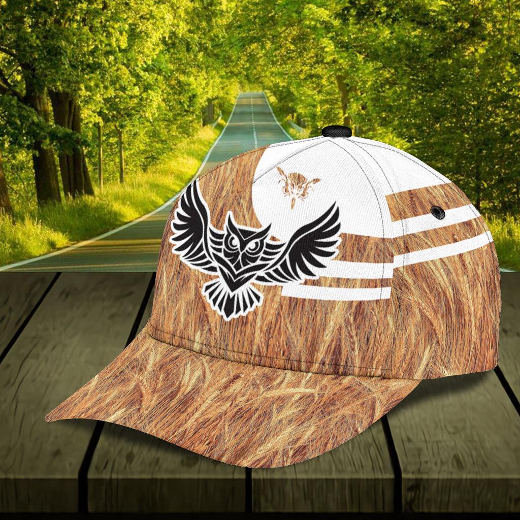 Personalized Owl Classic Cap, Personalized Gift for Owl Lovers Trucker Hats Custom Hats Gifts For Men & Women