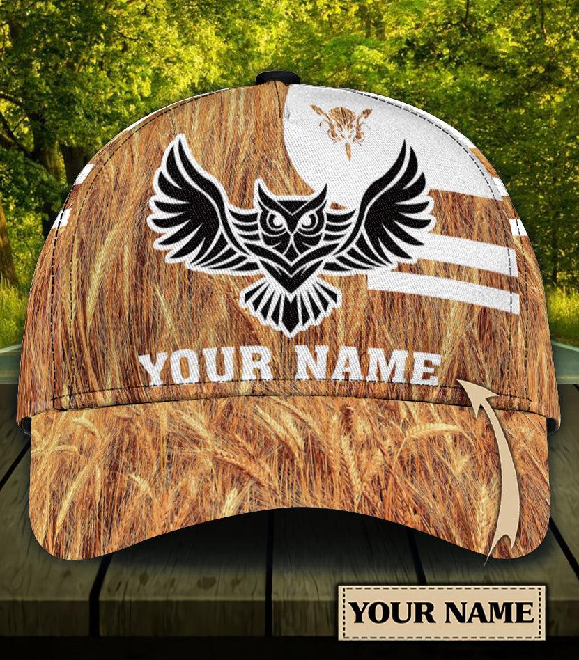 Personalized Owl Classic Cap, Personalized Gift for Owl Lovers Trucker Hats Custom Hats Gifts For Men & Women