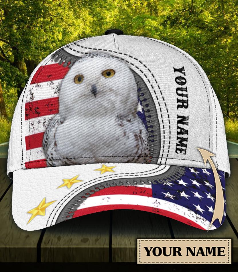Personalized Owl Classic Cap, Personalized Gift for Owl Lovers Trucker Hats Custom Hats Gifts For Men & Women
