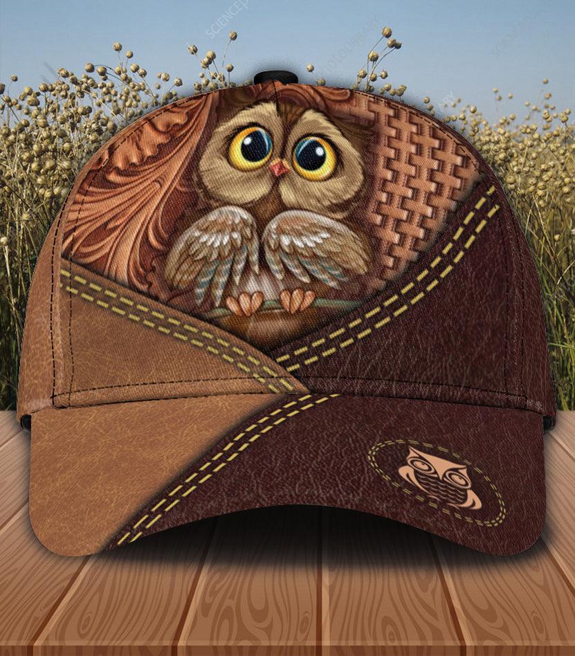Personalized Owl Classic Cap, Personalized Gift for Owl Lovers Trucker Hats Custom Hats Gifts For Men & Women