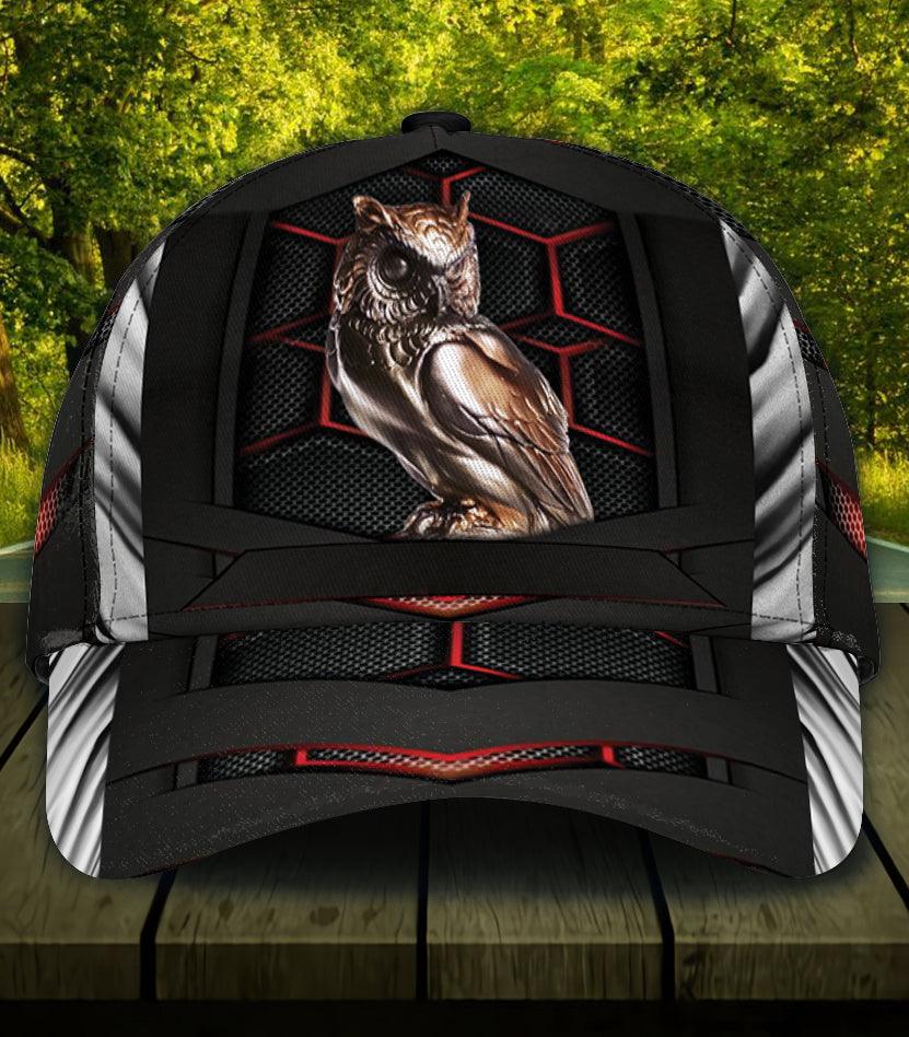 Personalized Owl Classic Cap, Personalized Gift for Owl Lovers Trucker Hats Custom Hats Gifts For Men & Women