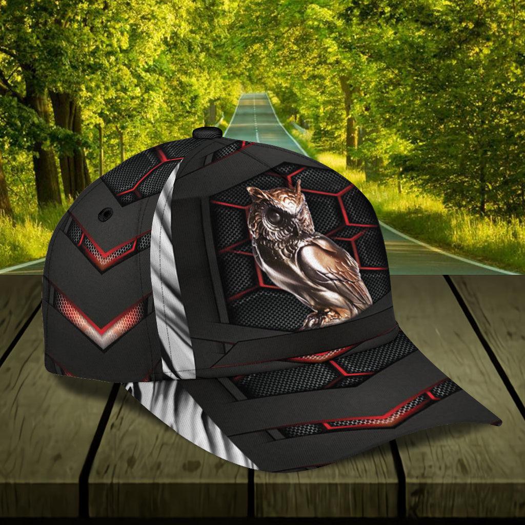Personalized Owl Classic Cap, Personalized Gift for Owl Lovers Trucker Hats Custom Hats Gifts For Men & Women