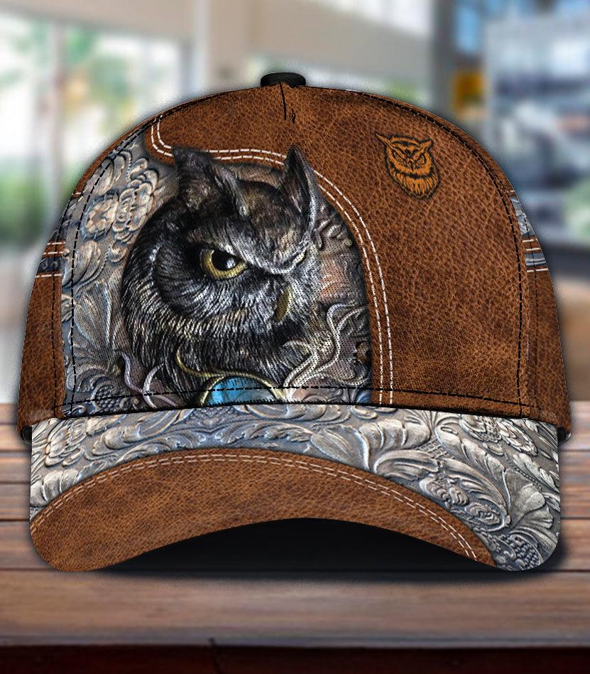 Personalized Owl Classic Cap, Personalized Gift for Owl Lovers Trucker Hats Custom Hats Gifts For Men & Women