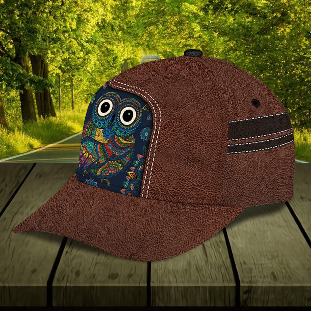 Personalized Owl Classic Cap, Personalized Gift for Owl Lovers Trucker Hats Custom Hats Gifts For Men & Women