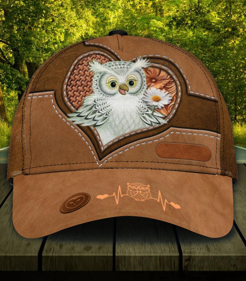 Personalized Owl Classic Cap, Personalized Gift for Owl Lovers Trucker Hats Custom Hats Gifts For Men & Women
