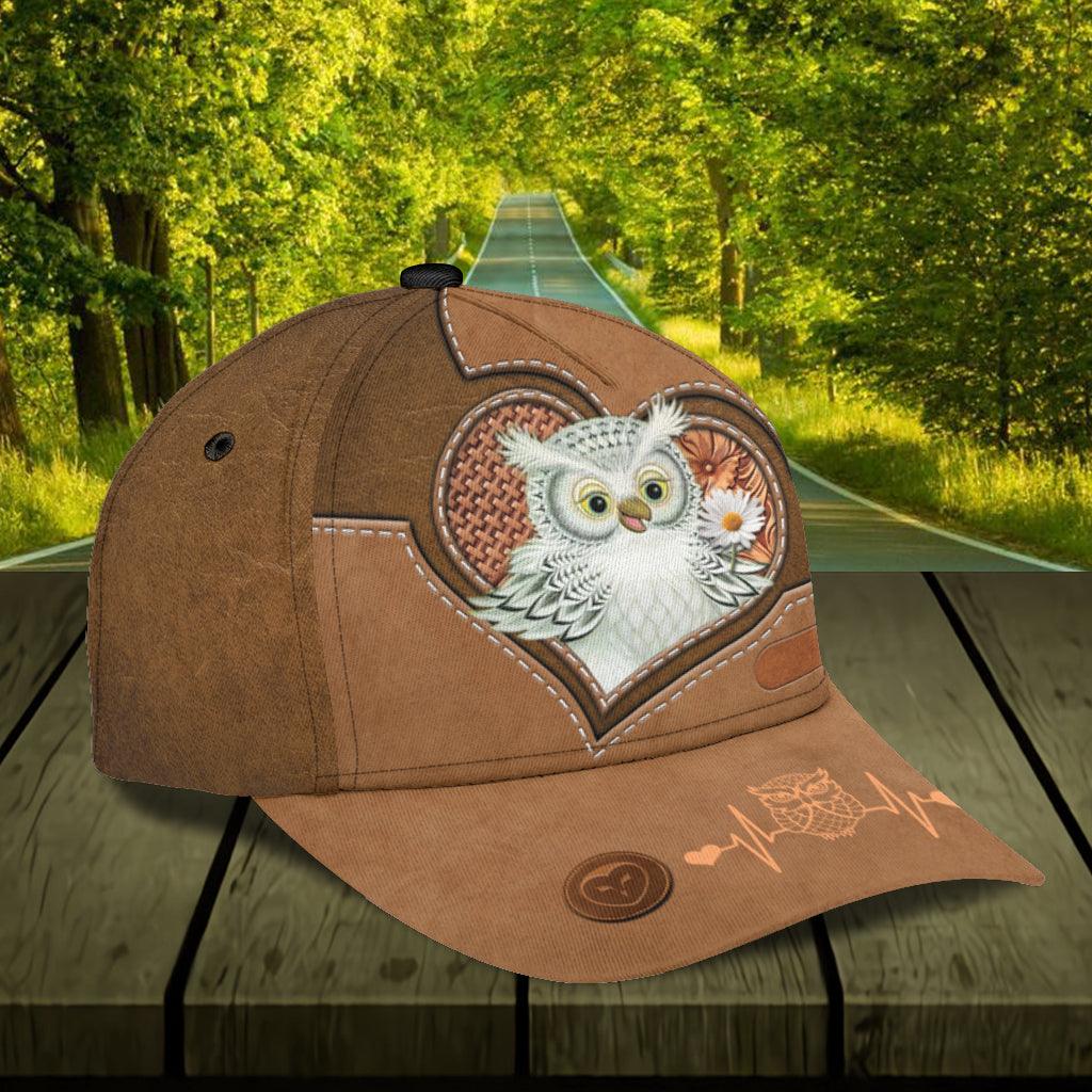 Personalized Owl Classic Cap, Personalized Gift for Owl Lovers Trucker Hats Custom Hats Gifts For Men & Women