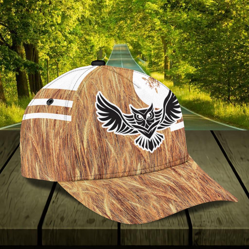 Personalized Owl Classic Cap, Personalized Gift for Owl Lovers Trucker Hats Custom Hats Gifts For Men & Women