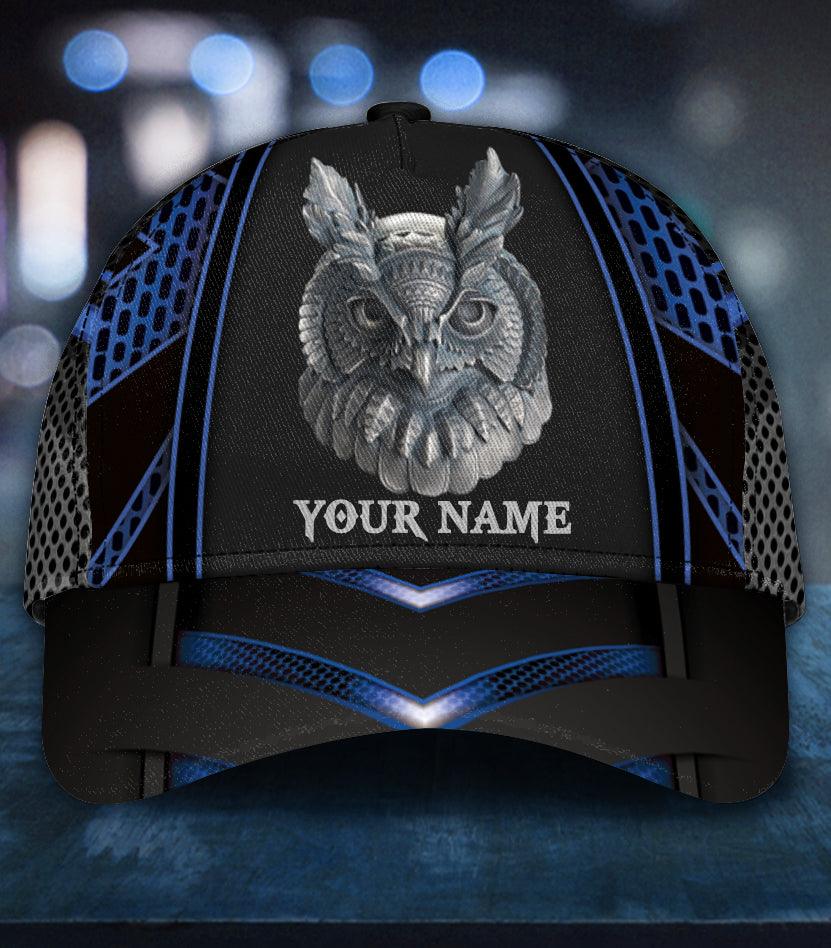 Personalized Owl Classic Cap, Personalized Gift for Owl Lovers Trucker Hats Custom Hats Gifts For Men & Women