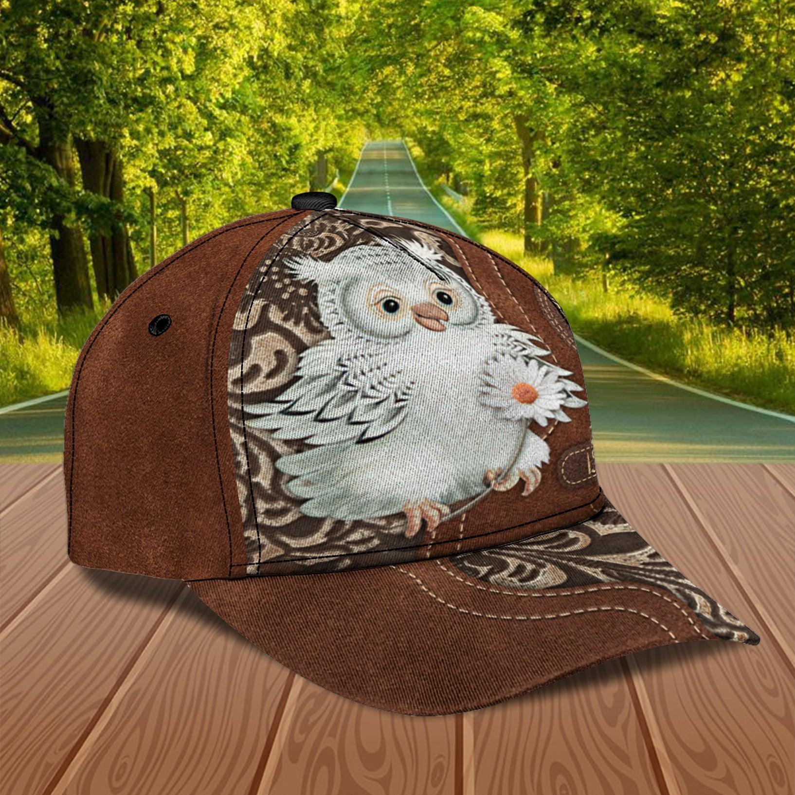 Personalized Owl Classic Cap, Personalized Gift for Owl Lovers Trucker Hats Custom Hats Gifts For Men & Women