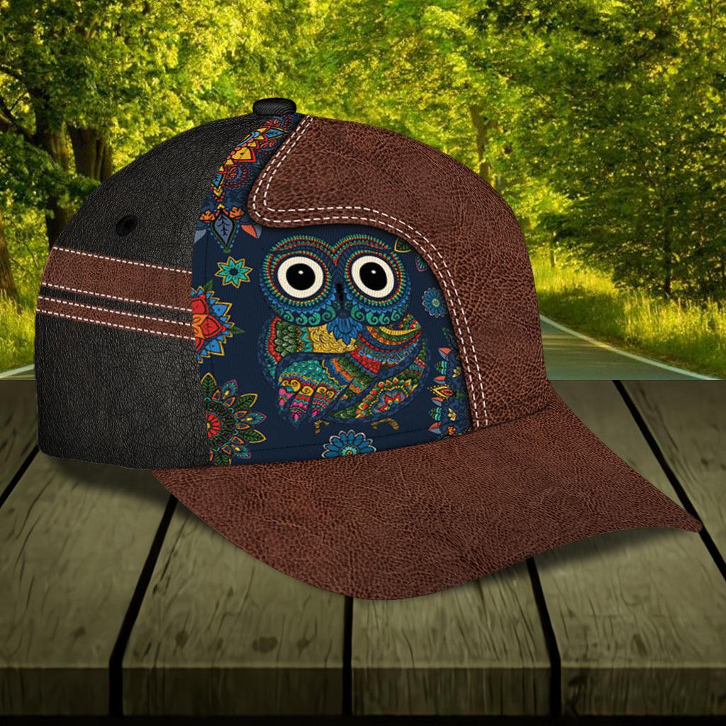 Personalized Owl Classic Cap, Personalized Gift for Owl Lovers Trucker Hats Custom Hats Gifts For Men & Women