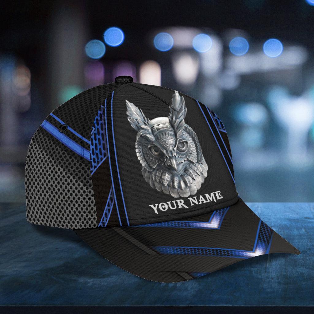 Personalized Owl Classic Cap, Personalized Gift for Owl Lovers Trucker Hats Custom Hats Gifts For Men & Women