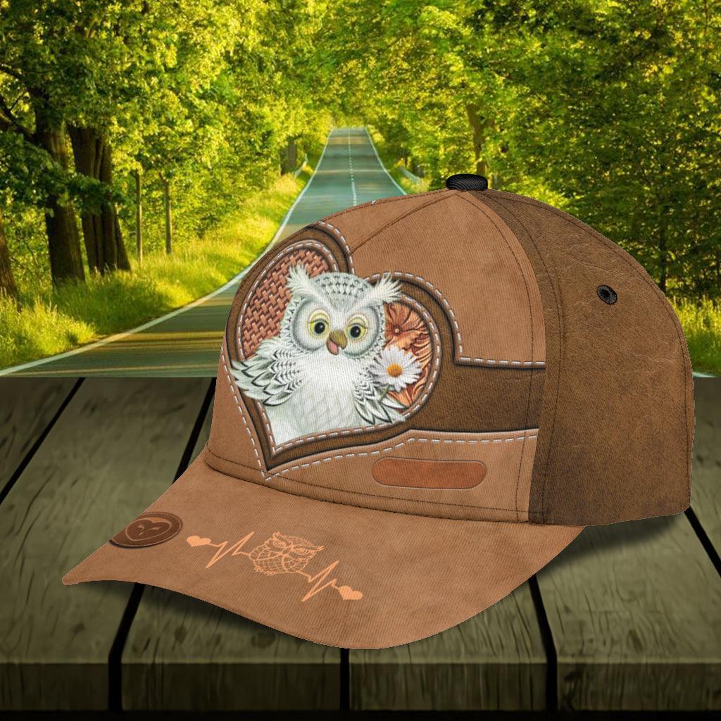 Personalized Owl Classic Cap, Personalized Gift for Owl Lovers Trucker Hats Custom Hats Gifts For Men & Women