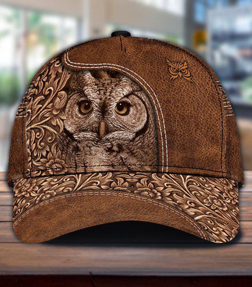 Personalized Owl Classic Cap, Personalized Gift for Owl Lovers Trucker Hats Custom Hats Gifts For Men & Women