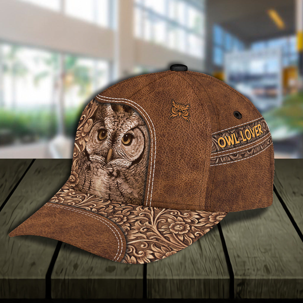 Personalized Owl Classic Cap, Personalized Gift for Owl Lovers Trucker Hats Custom Hats Gifts For Men & Women