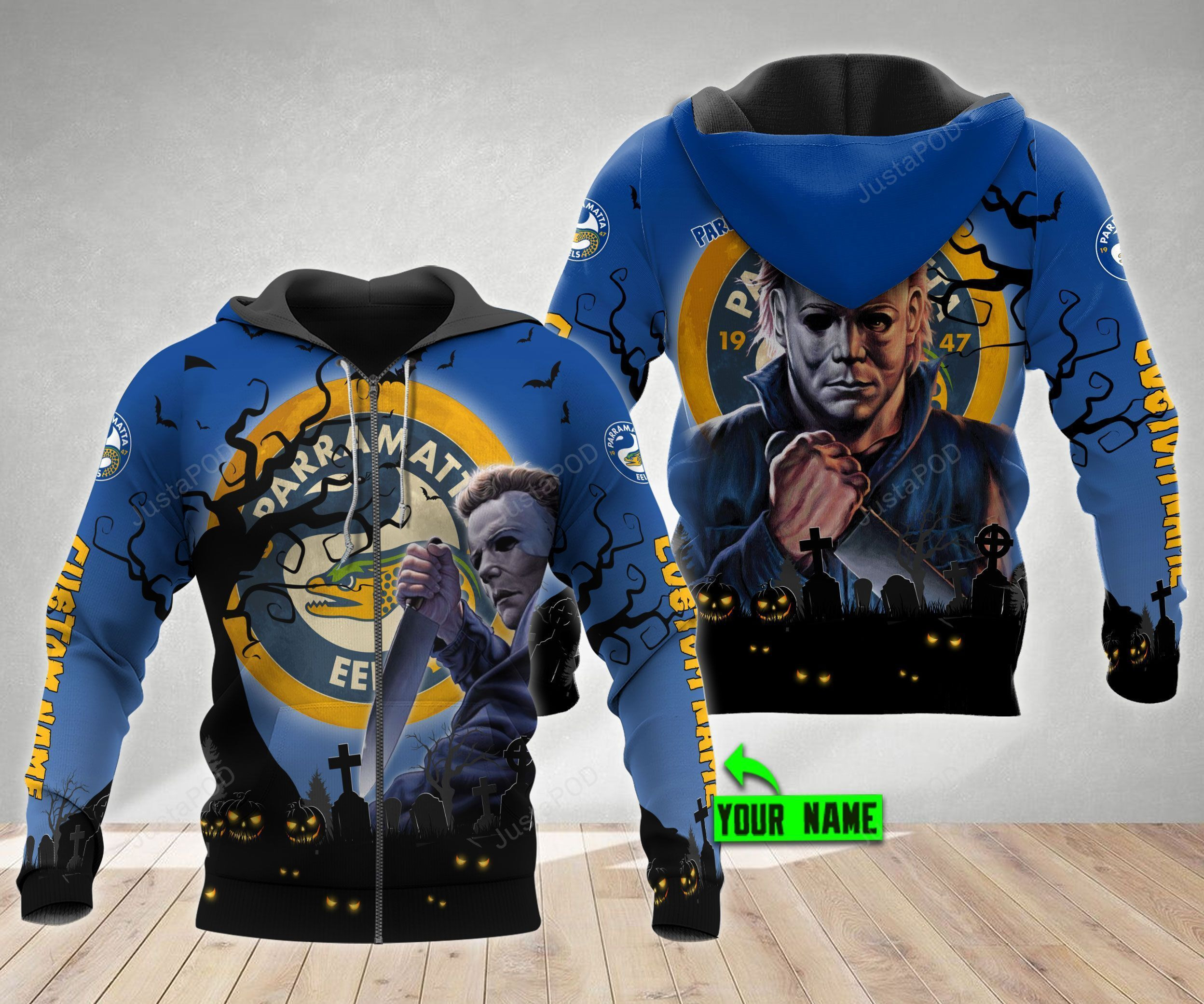 Personalized Parramatta Eels 3D All Over Print Hoodie, Zip Hoodie