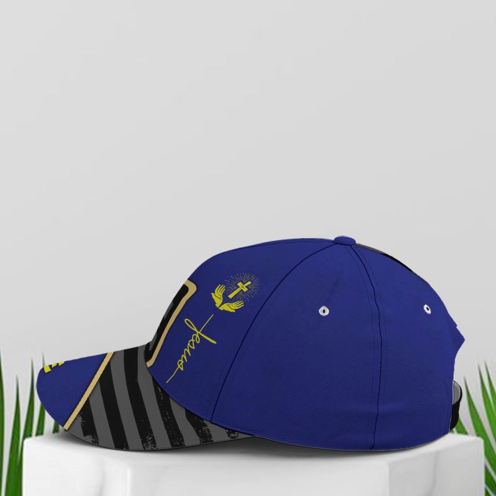 Personalized Patriotic American Eagle With Cross Baseball Cap Hat  Trucker Hats Custom Hats Gifts For Men & Women