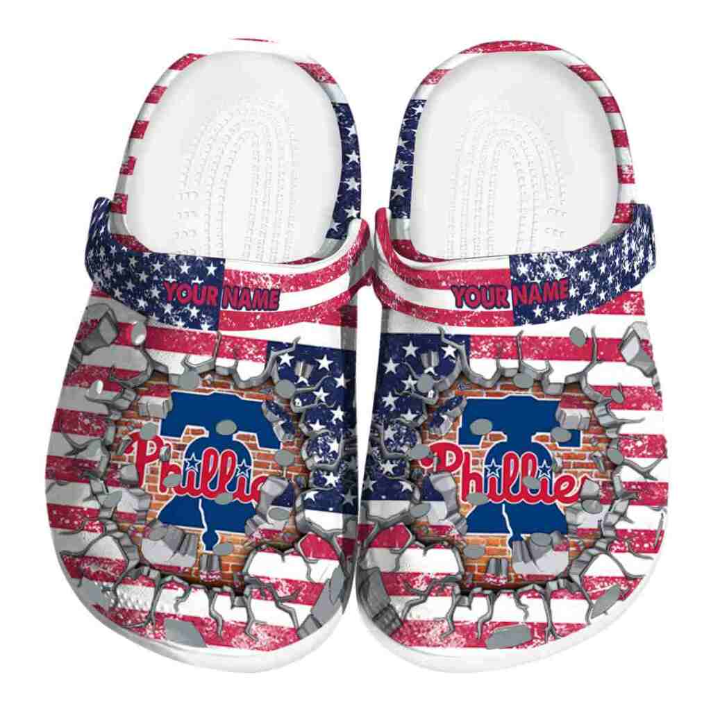 Personalized Philadelphia Phillies Freedom Splinter ClogTVC1801167