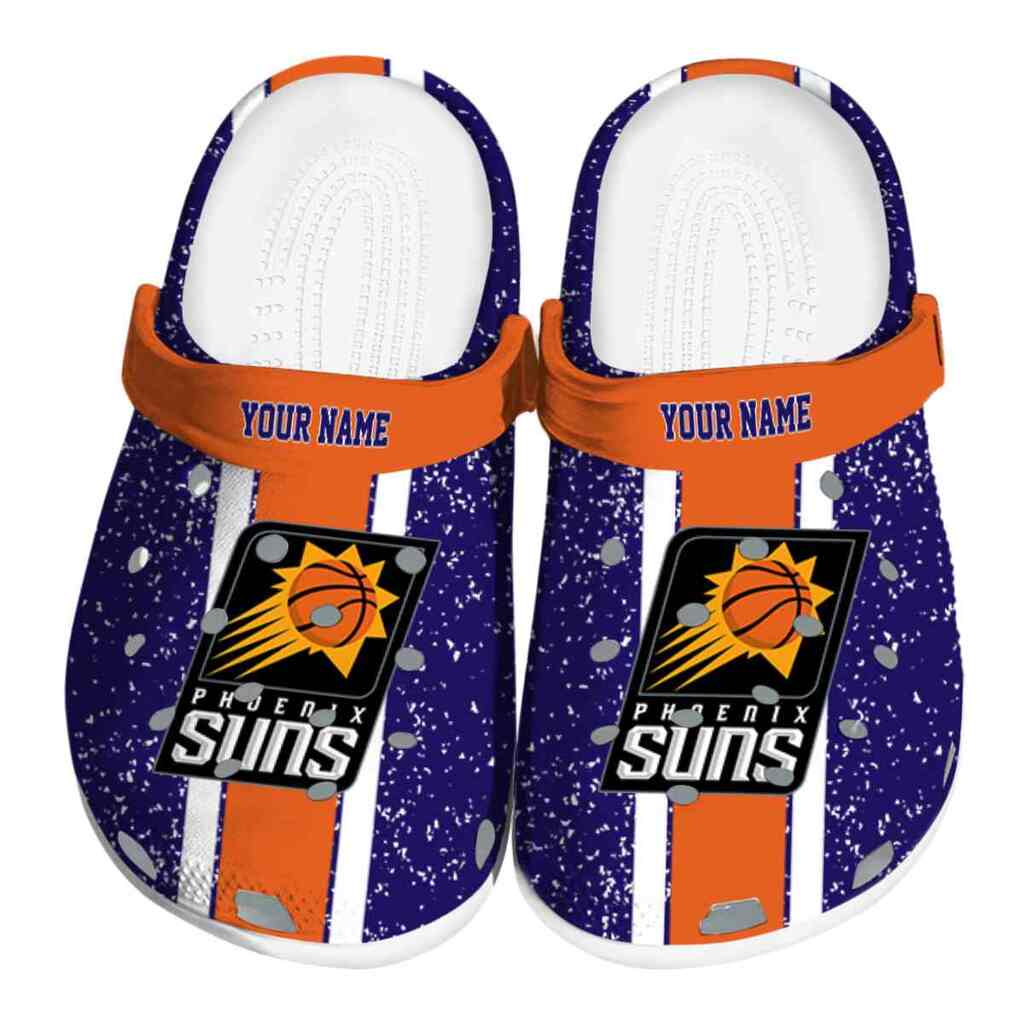 Personalized Phoenix Suns Vertical Stripes ClogTVC1801692