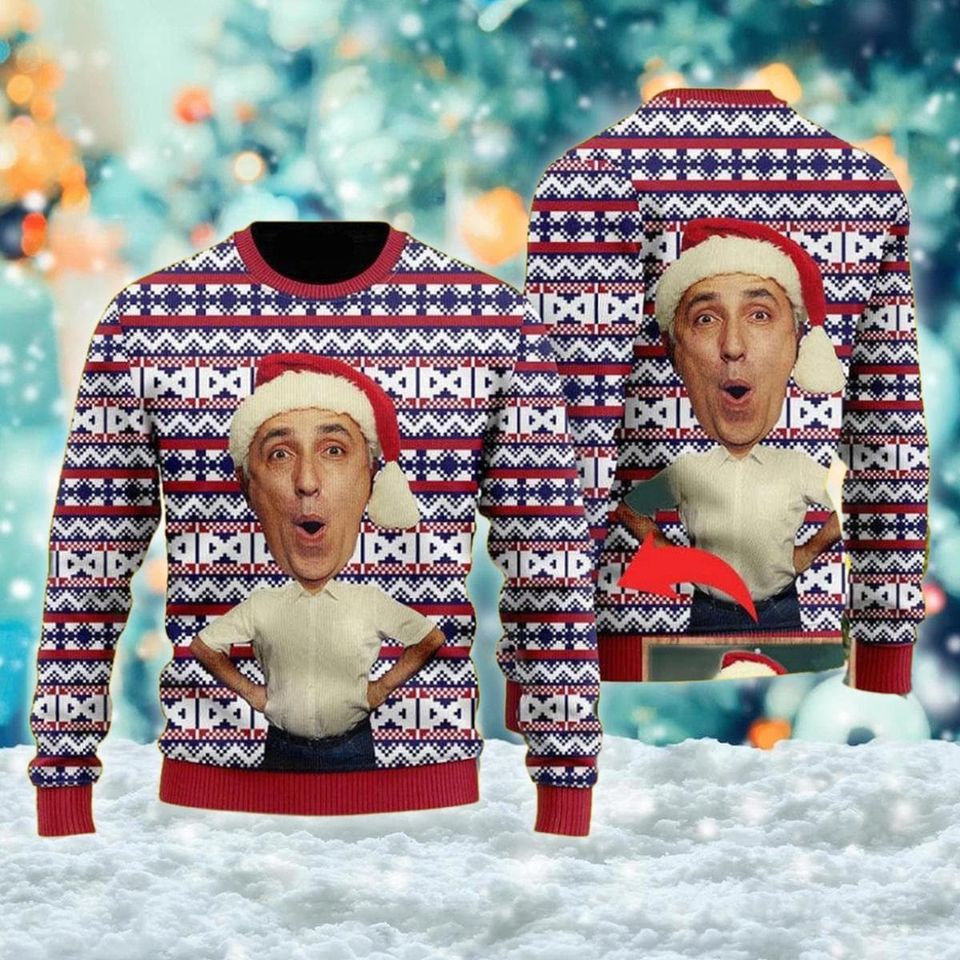 Personalized Photo Ugly Sweater - Custom Xmas Design