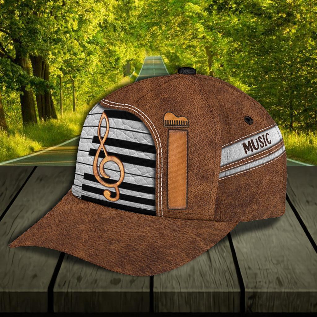 Personalized Piano Classic Cap, Personalized Gift for Music Lovers, Piano Lovers Trucker Hats Custom Hats Gifts For Men & Women