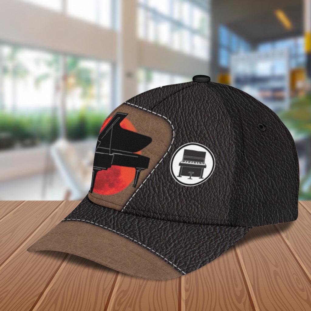 Personalized Piano Classic Cap, Personalized Gift for Music Lovers, Piano Lovers Trucker Hats Custom Hats Gifts For Men & Women