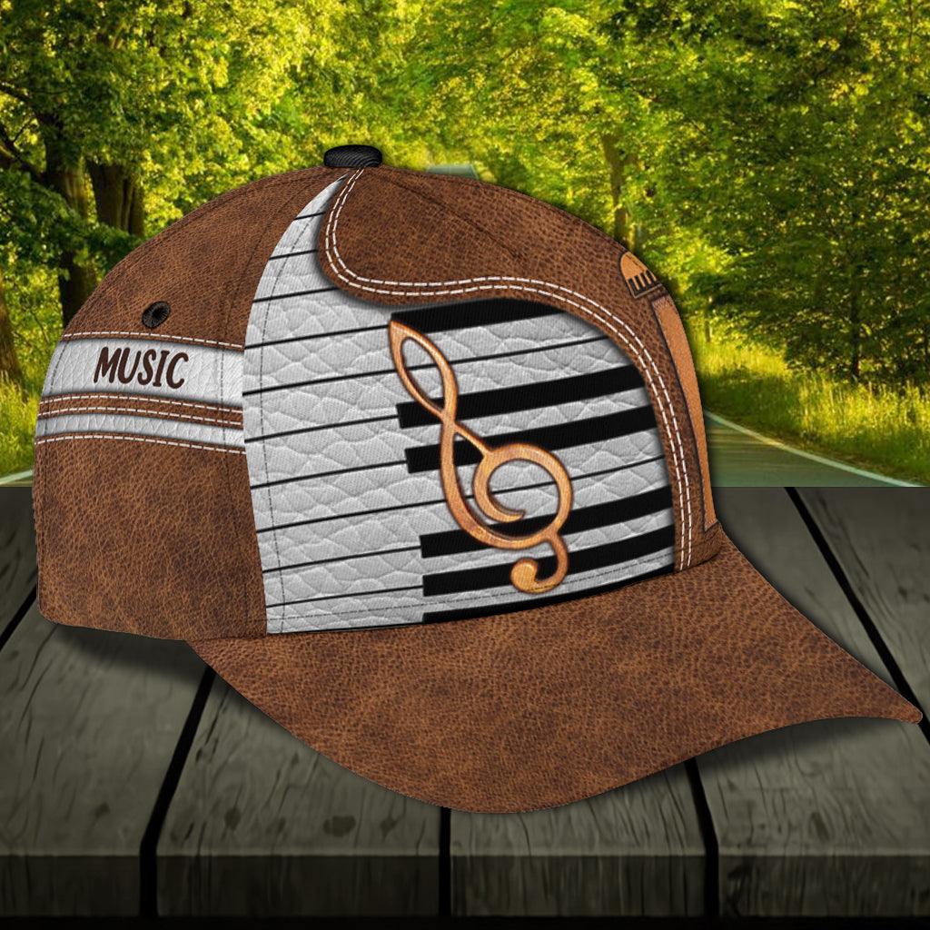 Personalized Piano Classic Cap, Personalized Gift for Music Lovers, Piano Lovers Trucker Hats Custom Hats Gifts For Men & Women