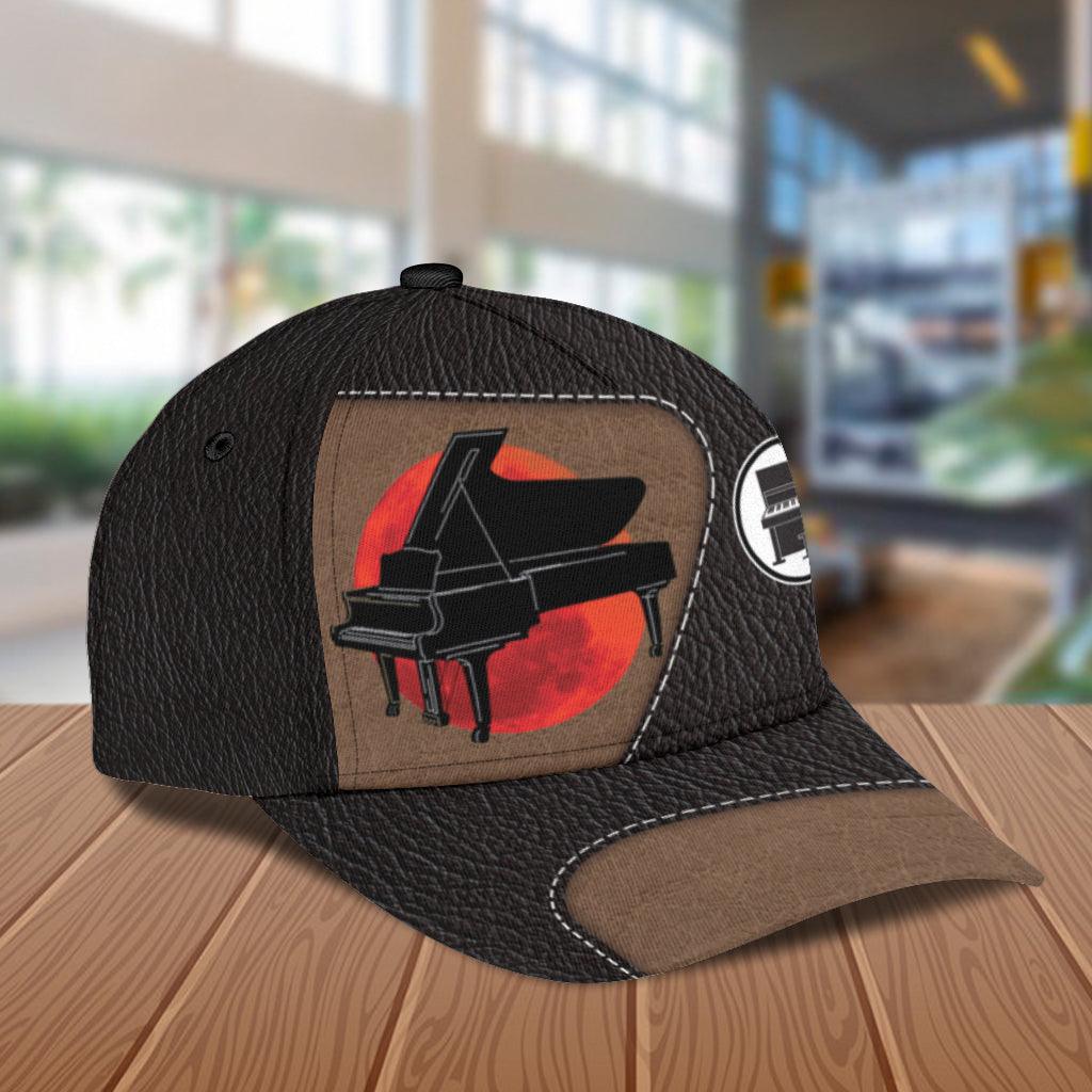 Personalized Piano Classic Cap, Personalized Gift for Music Lovers, Piano Lovers Trucker Hats Custom Hats Gifts For Men & Women