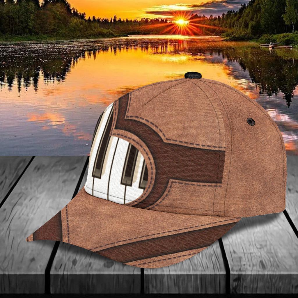 Personalized Piano Classic Cap, Personalized Gift for Music Lovers, Piano Lovers Trucker Hats Custom Hats Gifts For Men & Women