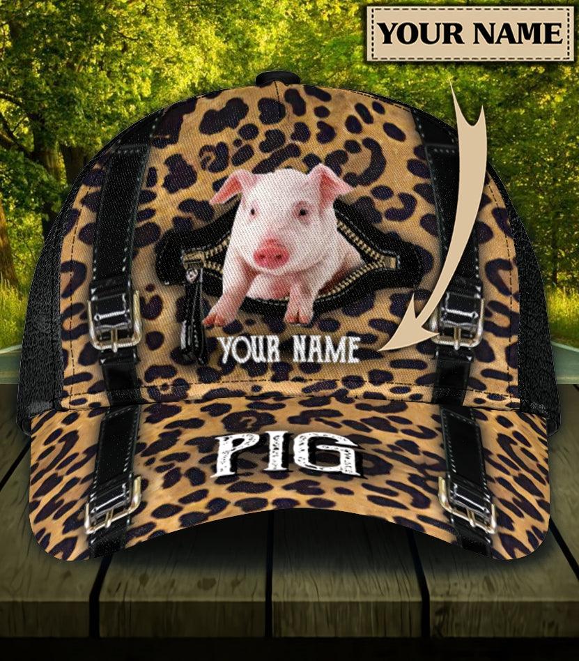 Personalized Pig Classic Cap Trucker Hats Custom Hats Gifts For Men & Women