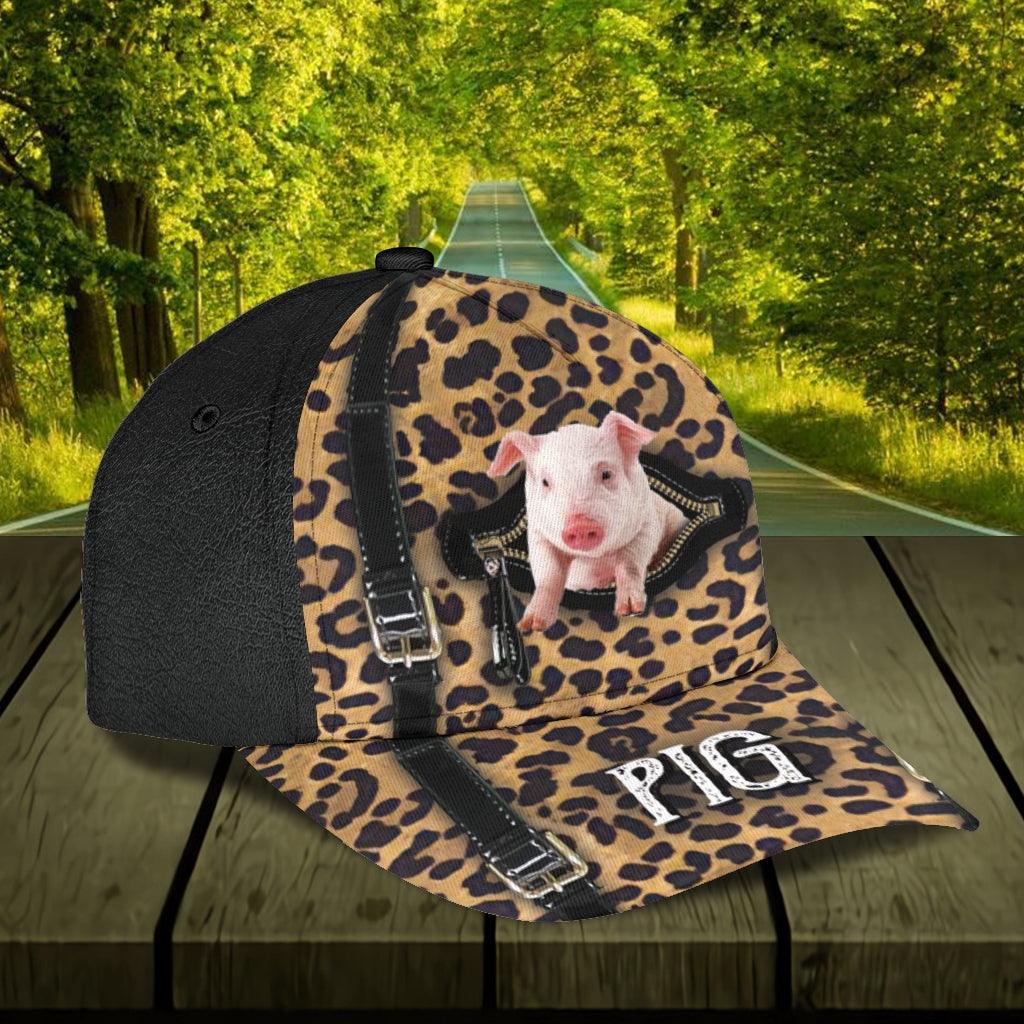 Personalized Pig Classic Cap Trucker Hats Custom Hats Gifts For Men & Women