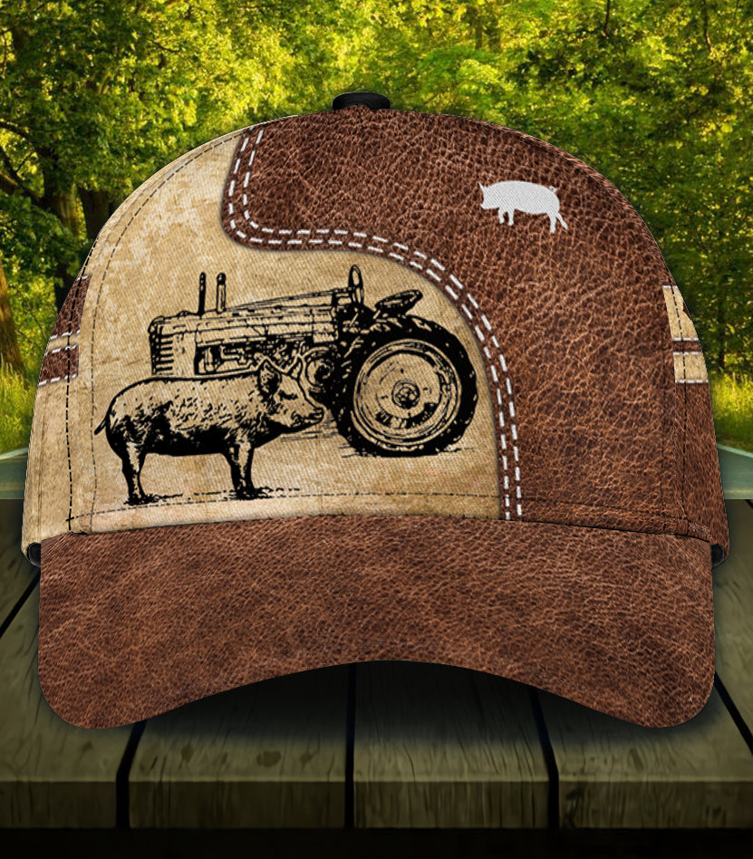 Personalized Pig Classic Cap Trucker Hats Custom Hats Gifts For Men & Women