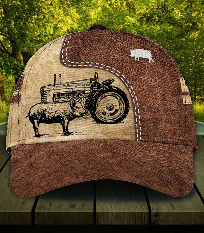 Personalized Pig Classic Cap Trucker Hats Custom Hats Gifts For Men & Women