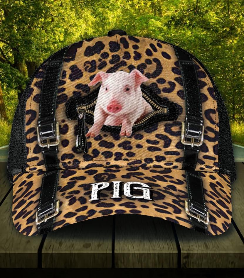 Personalized Pig Classic Cap Trucker Hats Custom Hats Gifts For Men & Women