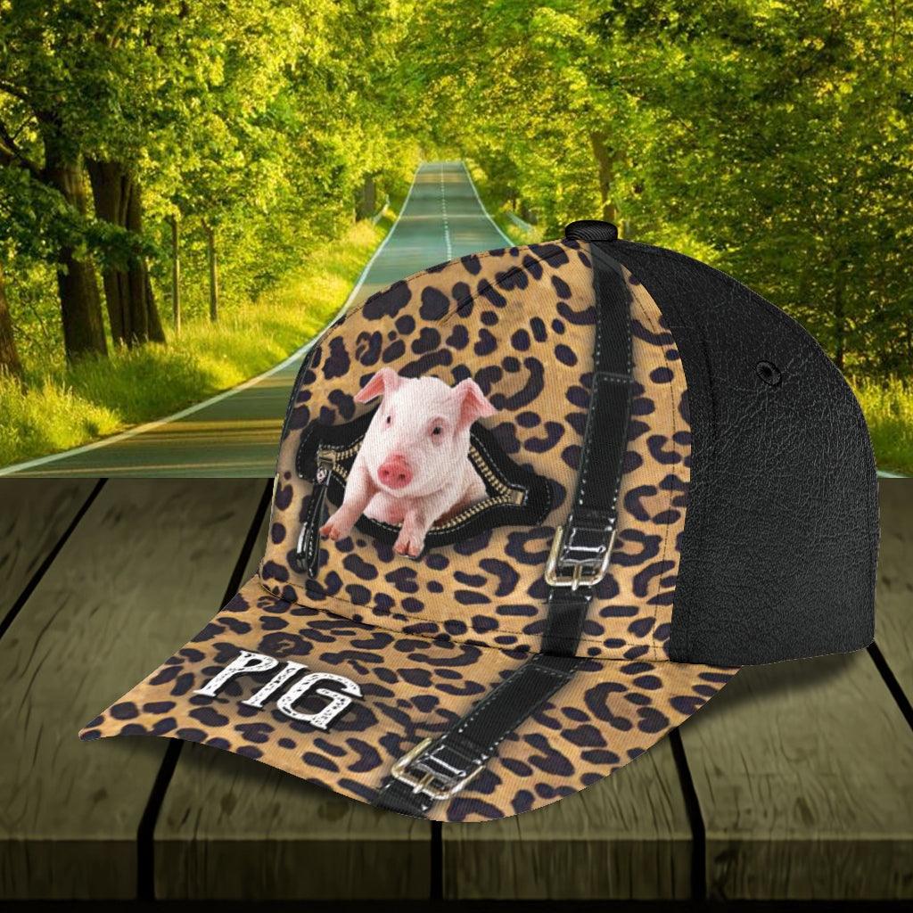 Personalized Pig Classic Cap Trucker Hats Custom Hats Gifts For Men & Women