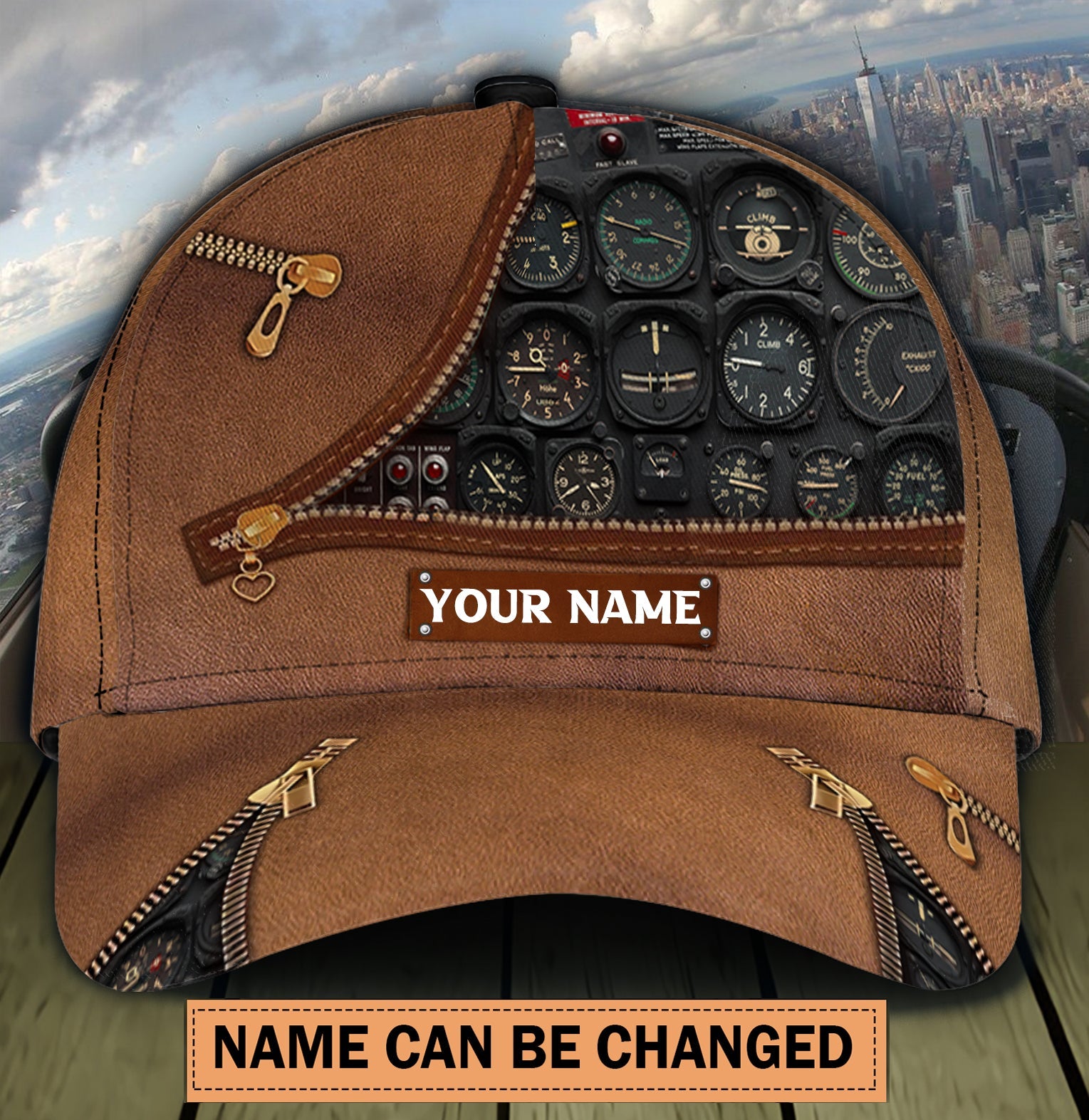 Personalized Pilot Classic Cap, Gift for Pilot Trucker Hats Custom Hats Gifts For Men & Women